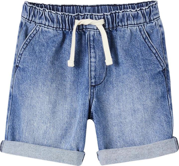 Produktbild Vertbaudet Jungen Jeans-Shorts mit Schlupfbund Oeko-Tex (140)