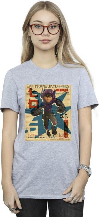 Produktbild Disney Big Hero 6 Baymax Hiro Newspaper TShirt (XXL)