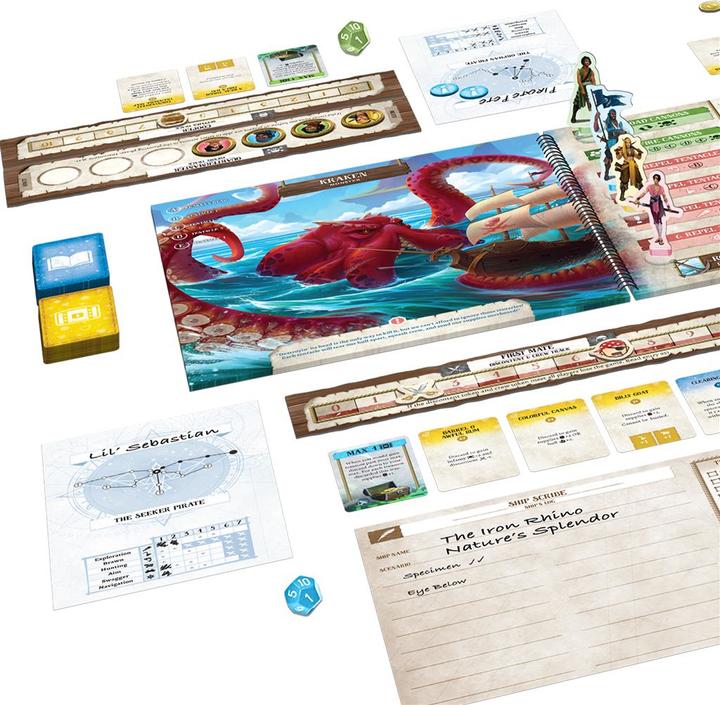 Actual product image Plaid Hat Games Connoisseur Game Forgotten Waters (German)