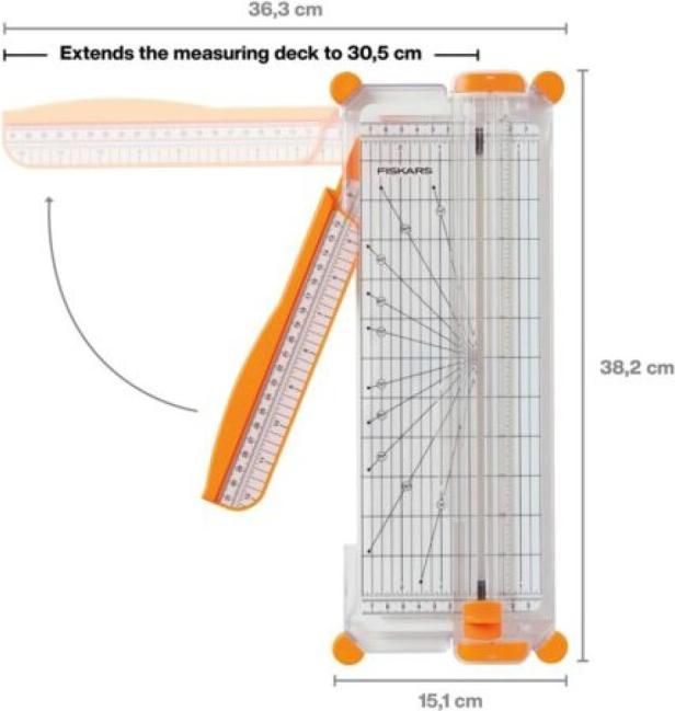 Actual product image Fiskars Schneidemaschine (10 Sheets, A4, A3)