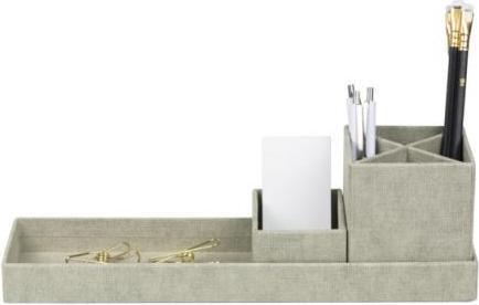 Actual product image Bigso Office butler Linen cover Charles 3-piece Linen nature
