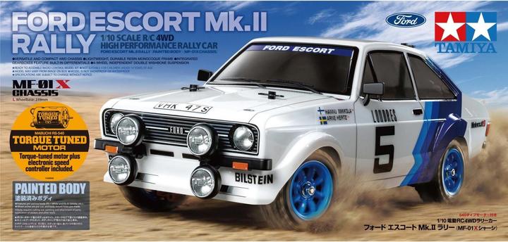 Produktbild Tamiya Ford Escort Mk.II Rally MF-01X Elektro Brushed On Road 4WD 1:10 Kit (Kit)