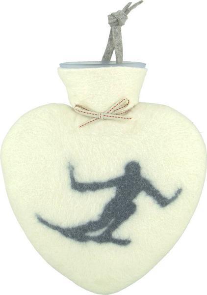 Immagine prodotto Dorothee Lehnen Bouillotte skieur, 0,7 l, blanc (0.70 l)
