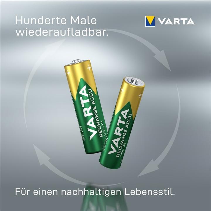 Actual product image Varta Recharge Accu Solar (2 pcs., AAA, 550 mAh)