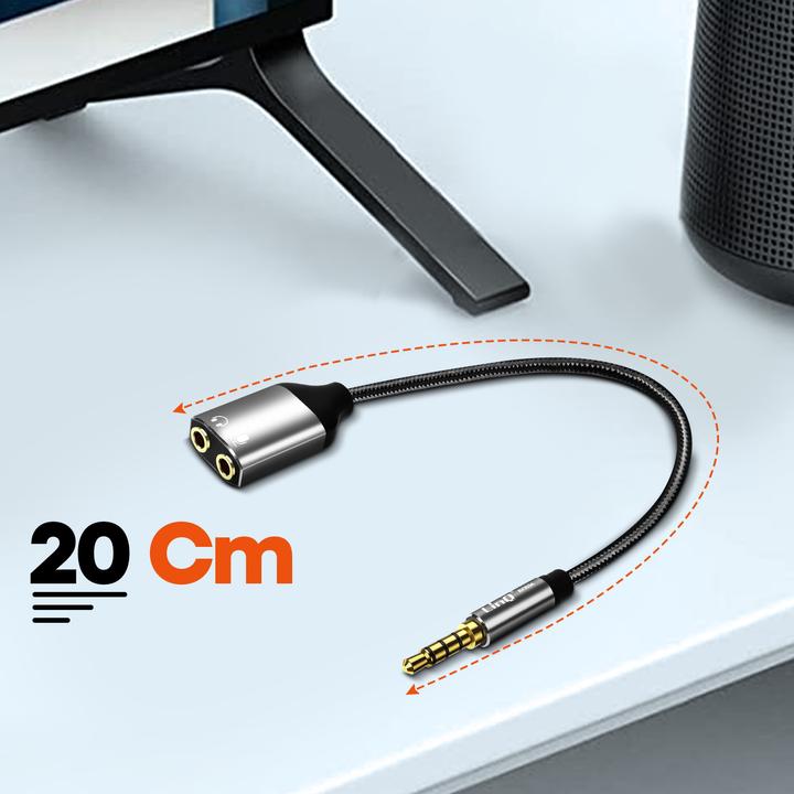 Actual product image LinQ AV3534 Audio splitter (3.5mm jack, 3.5mm jack)