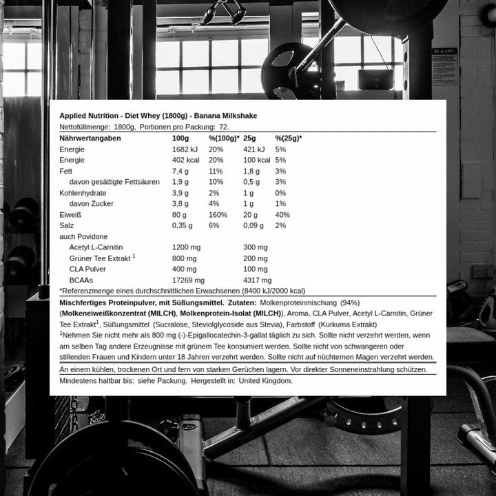 Produktbild Applied Nutririon Applied Nutrition Diet Whey (Banane, 1 Stk., 1800 g)