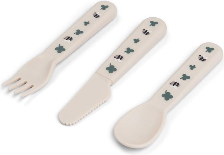 Actual product image Done by Deer Esslernbesteck 3-tlg. Besteck-Set Foodie - Tiny Farm -