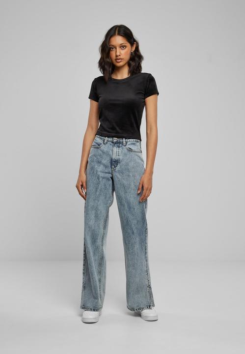 Actual product image Urban Classics Ladies Short Velvet Tee (XS)