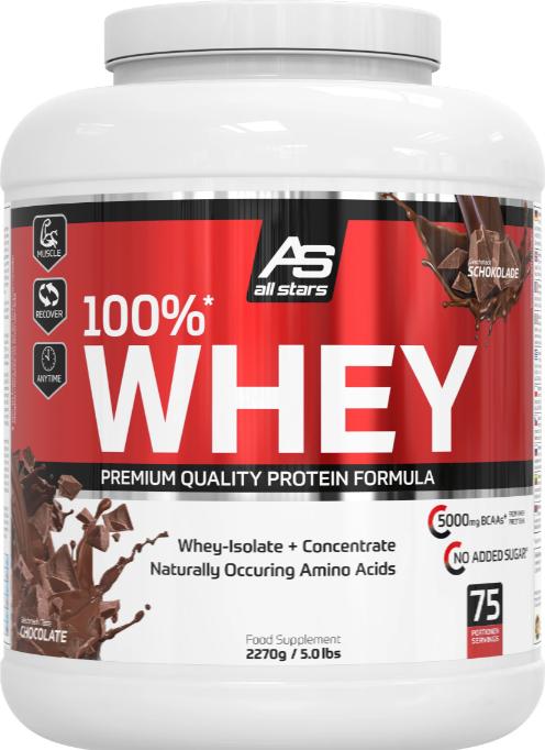 Image du produit All Stars 100% Whey (Chocolat, 1 pcs, 2270 g)