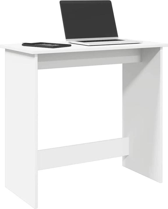 Produktbild VidaXL Schreibtisch Weiss 84x40x75 cm Holzwerkstoff Bürotisch Tisch PC-Tisch (80 x 40 x 75 cm)