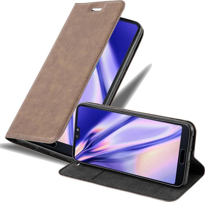 Actual product image Cadorabo Book Invisible Magnet Cover (Huawei P20)