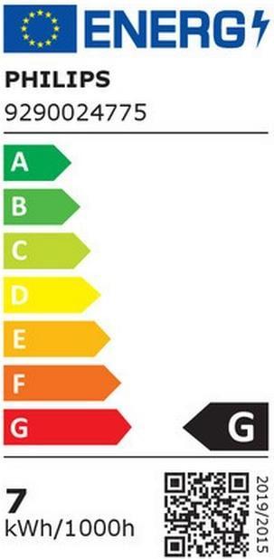 Etichetta energetica Philips Hue Philips E27 Confezione singola di filamenti (E27, 7 W, 550 lm, 1 x, G)