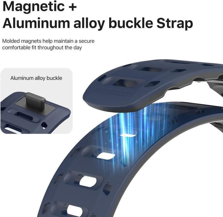 Produktbild Dux Ducis CS Armband (49 mm, 45 mm, 46 mm, 44 mm, 42 mm, Silikon, Apple Watch Series 5, Apple Watch Series 4, Apple Watch Series 3, Apple Watch Ultra 2, Apple Watch Series 8, Apple Watch Series 6, Apple Watch SE (2022/2023), Apple Watch Series 7, Apple Watch Series 9, Apple Watch Ultra, Apple Watch Series 10)