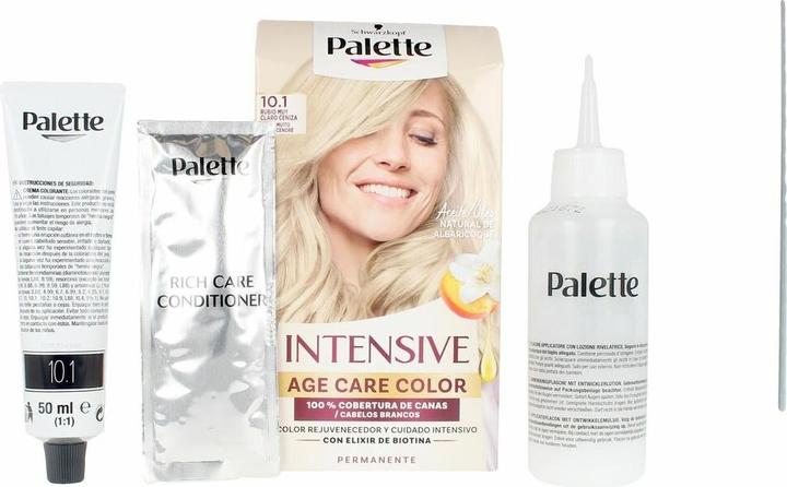 Image du produit Schwarzkopf INTENSIVE color rejuvenecedor permanent #10.1-rubio muy claro ceniza 1 u (10.1-rubio muy claro ceniza)