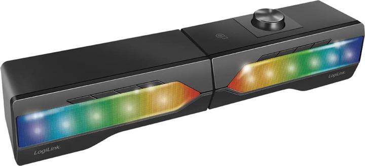 Actual product image LogiLink Mobile Soundbar with Party Light, 2-in-1 Gaming Sound System (6 W, 2.0 Channel)
