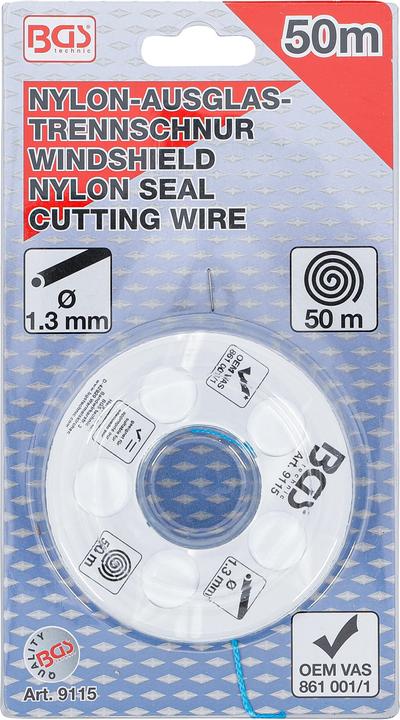 Immagine prodotto BGS 50 m di cavo di nylon per esterni (9115)