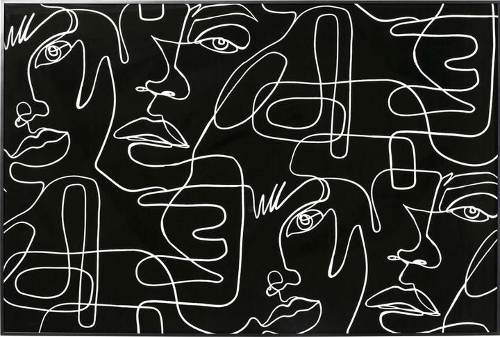 Image du produit Kare Design Tableau encadré Faccia Arte Drawing 150x100cm (150 x 100 cm)