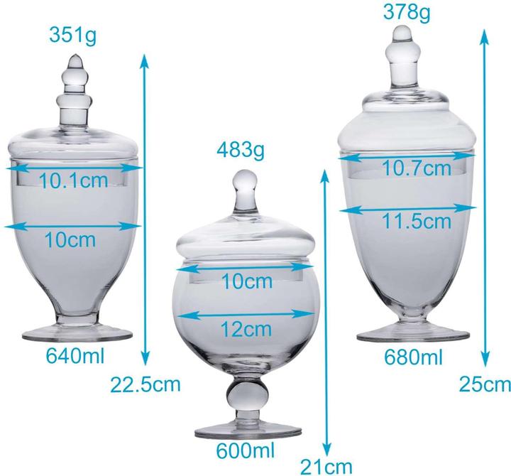 Image du produit Intirilife Vorratsglas für Süssigkeiten (0.60 l)