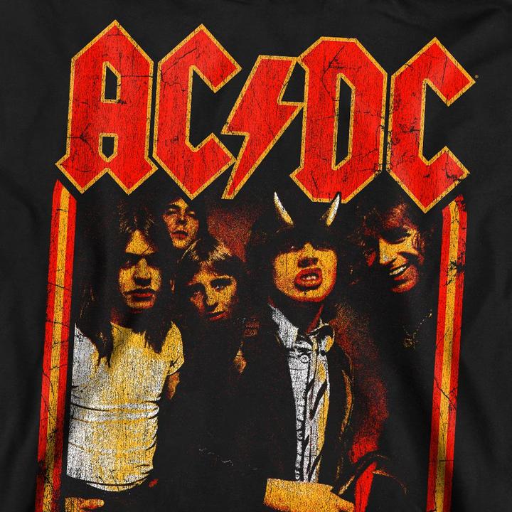 Actual product image AC/DC Unisex Adult Group Distressed Sweatshirt (M)