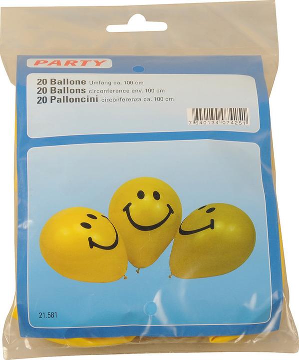 Produktbild Party Smiley (20 x)