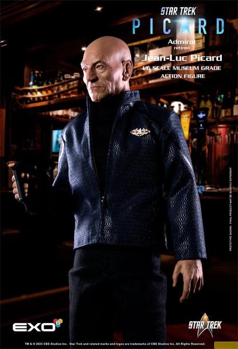 Actual product image Exo-6 Star Trek: Picard Action Figure 1/6 Jean-Luc Picard 28 cm