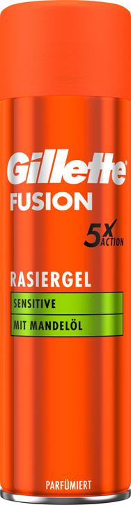 Gillette Gel da barba Fusion5 Sensitive (200 ml, Gel da barba)