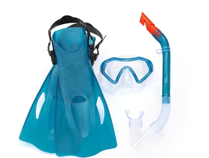 Image du produit Bestway Kit de plongée pour enfants avec masque rouge, ailerons et tube, 25046