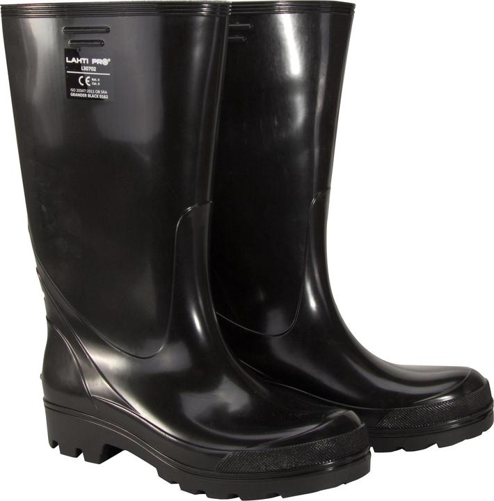 Produktbild Lahti Pro Men's black galoshes, high, pvc, ob sra, "44", ce, lahti (44)
