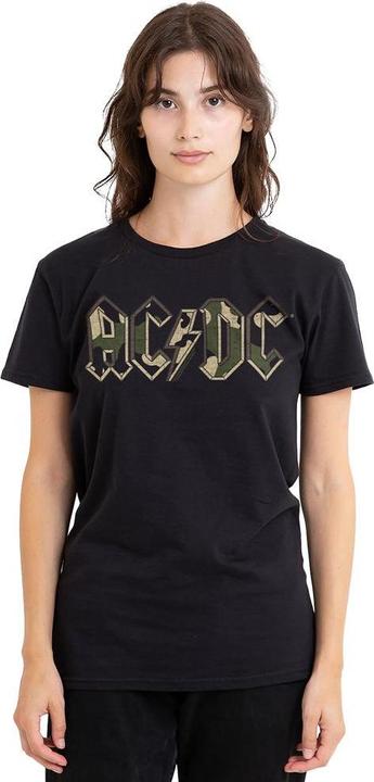 Actual product image AC/DC Unisex Adult Camo Logo T-Shirt (S)