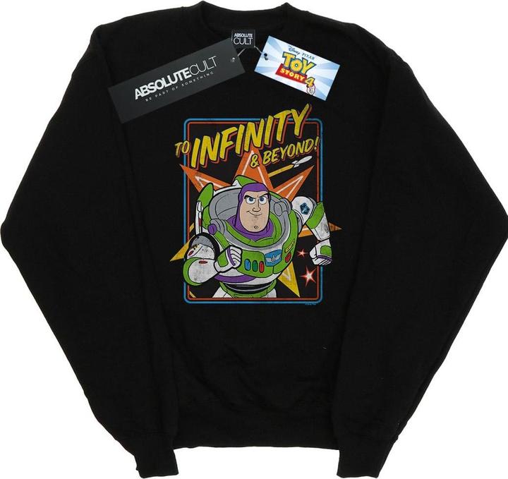Actual product image Disney Mens Toy Story 4 Buzz To Infinity Sweatshirt (S)