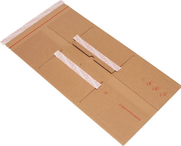 Immagine prodotto Ratioform Imballaggio per libri Vario Plus, con chiusura autoadesiva a 3 pieghe, lungh. x (230 x 160 mm, 1 x)