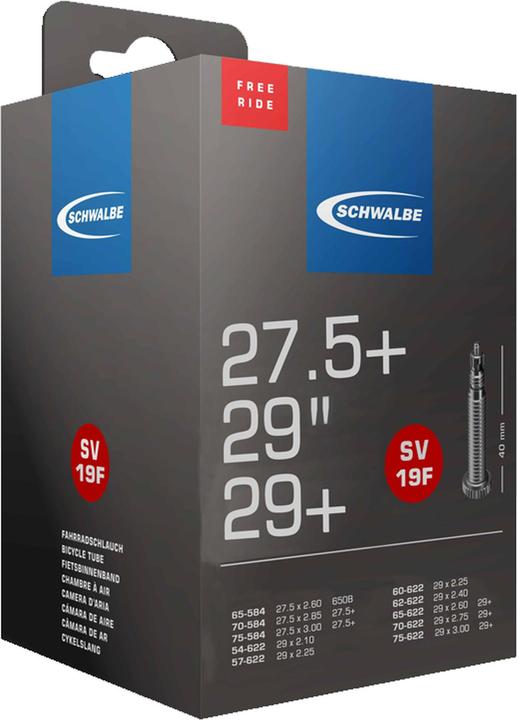 Immagine prodotto Schwalbe Tubo 27.5"-29" AV19F (Schrader (AV), 29", 27.5", 40 mm)