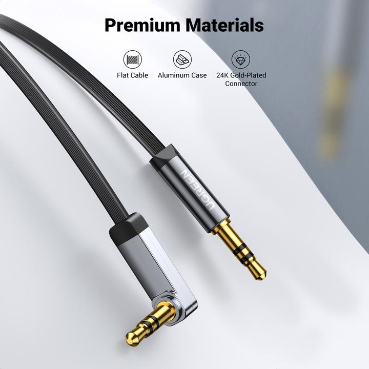 Actual product image Ugreen 3.5mm Klinke – 3.5mm Klinke (1 m, 3.5mm jack (AUX))