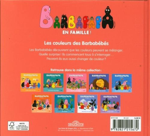 Image du produit Les Livres du Dragon d'Or Les couleurs des Barbabébés. Barbapapa en famille! (Français, Taylor Alice, Taylor Thomas, 2022)