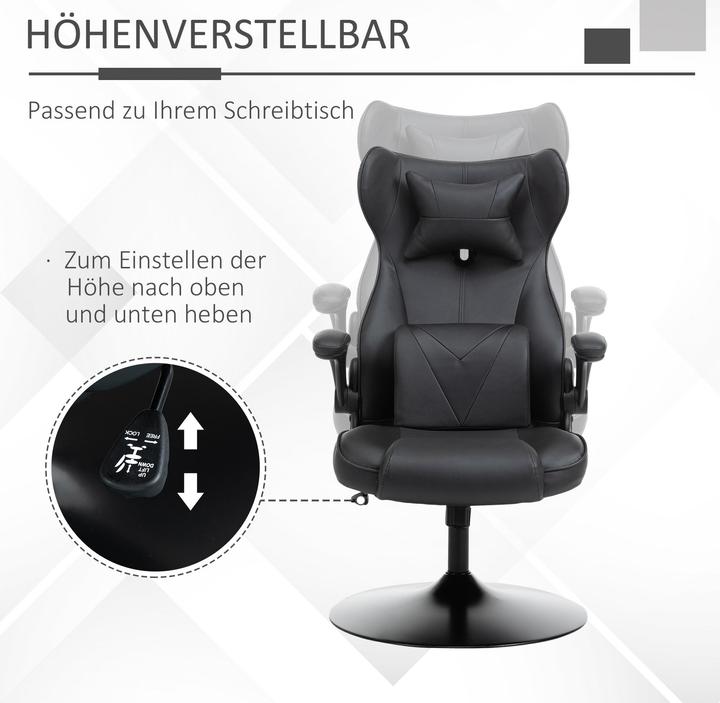 Actual product image Homcom Racing design gaming chair
