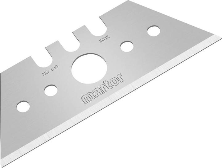 Produktbild Martor Knivblad 610 trapez skarp rustfri 10stk (Ersatzklinge)