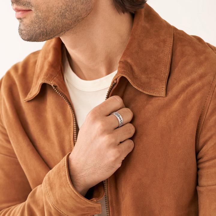 Actual product image Fossil Jewelry Ring (67, Steel)