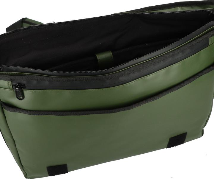 Actual product image Greenburry Upcycled Tarpaulin Messenger 40 cm laptop compartment
