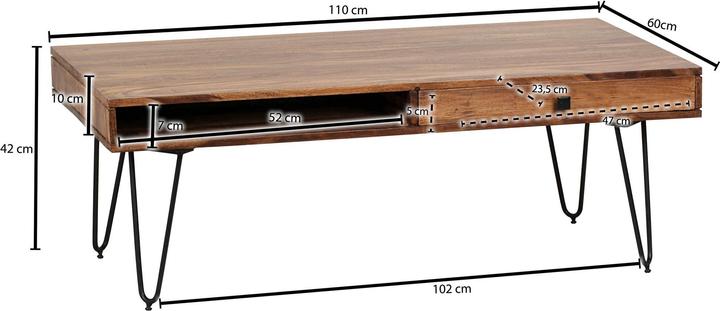 Image du produit Wohnling Bagli (120 x 60 x 40 cm)