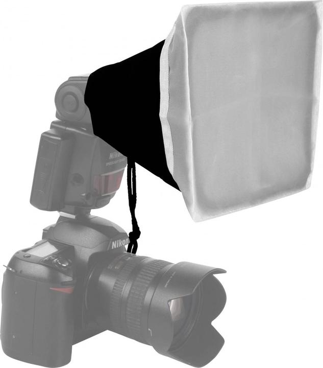 Walimex Universele softbox voor compacte flitsers (Softbox, 15 cm)