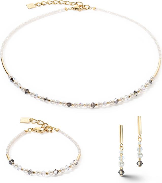Produktbild Coeur de Lion Princess Pearls Halskette (Glas, Edelstahl, 42 - 48 cm)