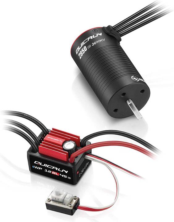 Actual product image Hobbywing Combo WP12BL45 G2 with 2850SL-3400kV-G2