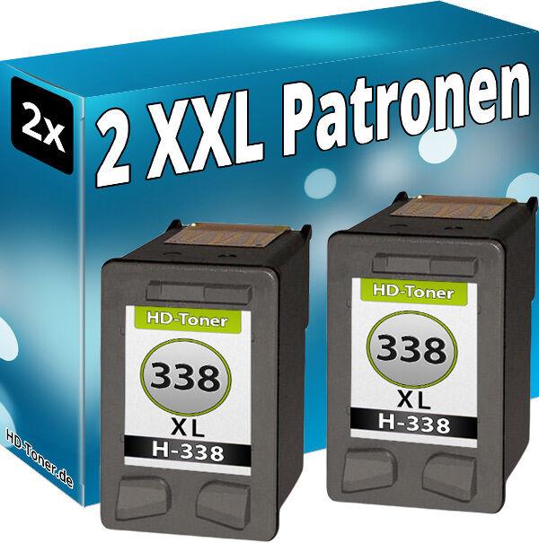 Image du produit Druckfuxx 2x TINTE PATRONEN für HP 338 XL PSC1500 PSC1510 PSC1600 PSC1610 PSC235