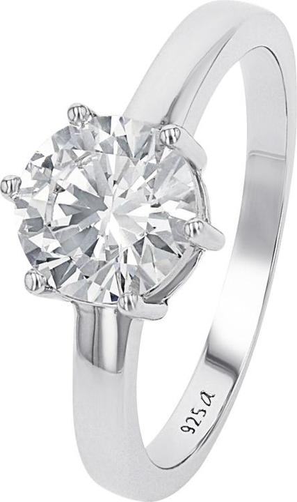 Produktbild Amor Ringe für Damen, 925 Sterling Silber, Zirkonia synth. (60, 925 Silber)