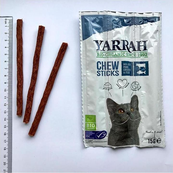 Produktbild Yarrah BIO Katzenkausticks (Junior, Adult, Senior, 1 Stk., 15 g)