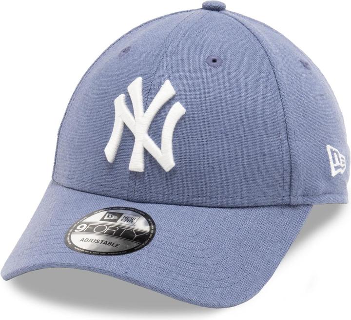 Produktbild New Era 9Forty Strapback Cap Leinen New York Yankees Slate