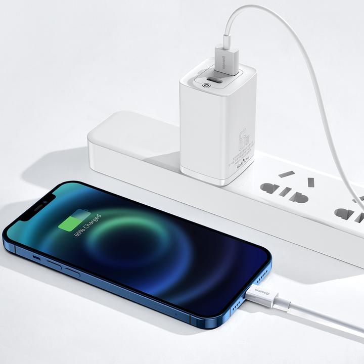 Actual product image Baseus USB Type A - Lightning (0.25 m, USB 2.0)