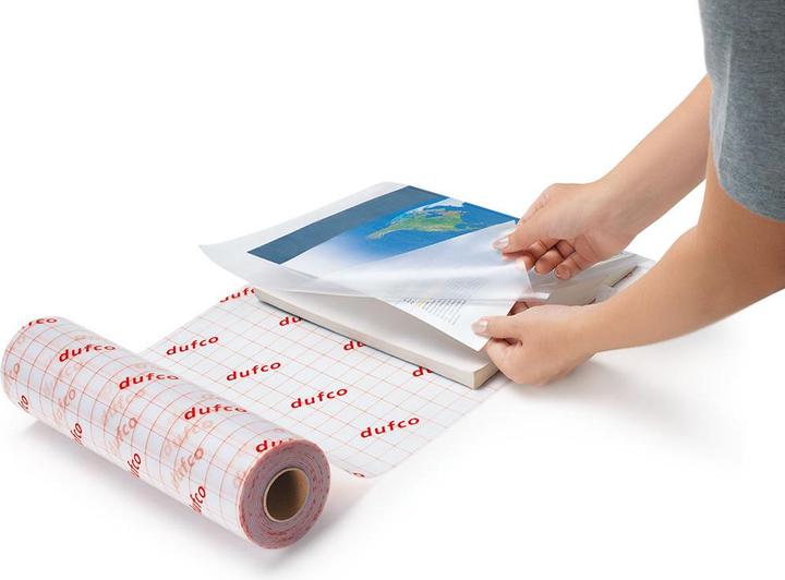 Produktbild Dufco Schutz- und Einfassfolie Soft transparent glasklar, selbstklebend, wieder ablösbar (80 g/m², 1 x)