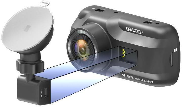 Actual product image Kenwood Corp. DRV-A501W (Accelerometer, GPS receiver, Wi-Fi, WQHD)