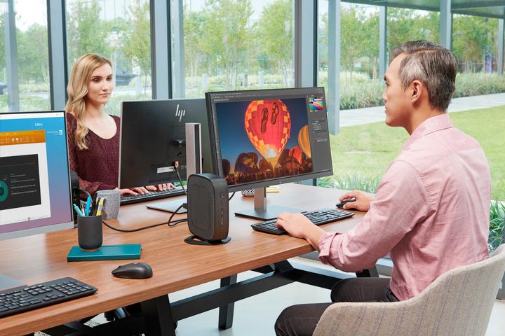 Immagine prodotto HP T740 ThinClient, AMD,,, W10AMD Ryzen V1756B,, eMMC, USB 320K kbd, Realtek 8852AE Wi-Fi 6 BT 5.2 (AMD Ryzen Embedded V1756B, 8 GB, 64 GB, Radeon RX Vega 8)
